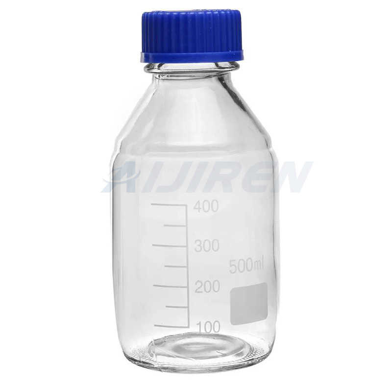 Simax Glass clear reagent bottle